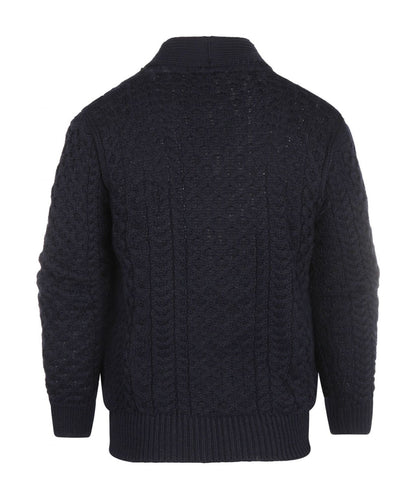 Aran Vest wol | Navy