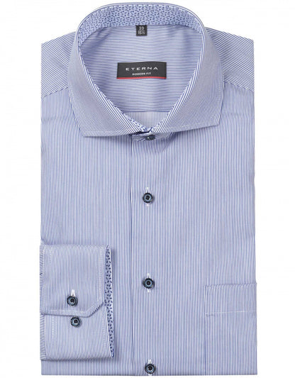 Shirt checked button down | Blue