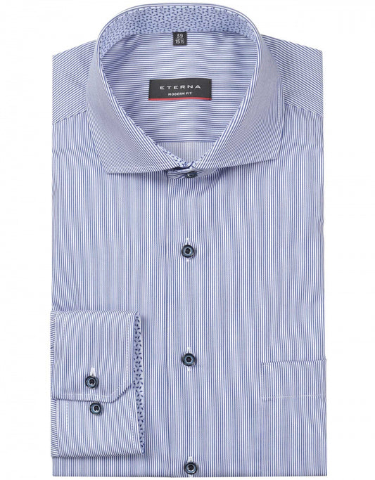 Shirt checked button down | Blue