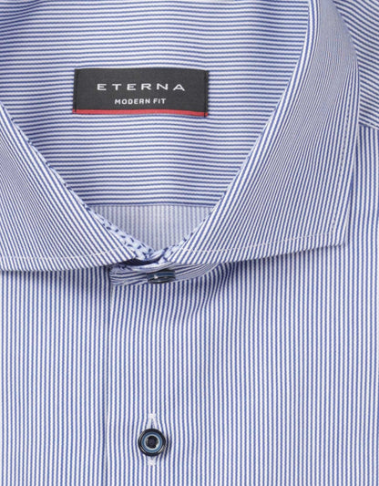 Shirt checked button down | Blue
