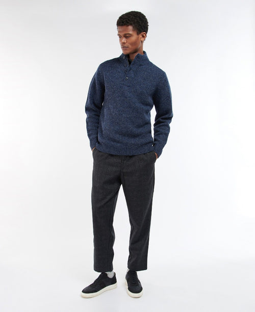 Calder Half Zip Pullover | Blauw