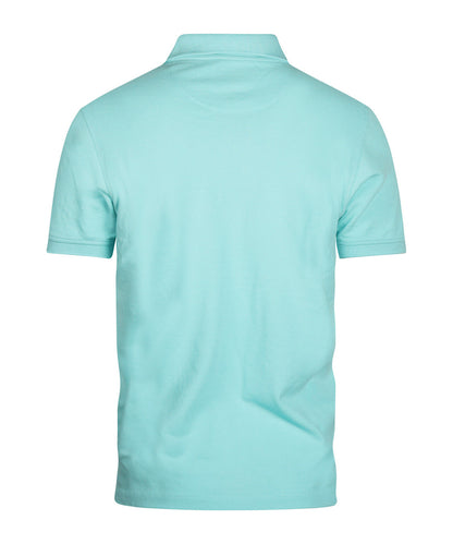 Kurzärmeliges Piqué-Poloshirt | Blau
