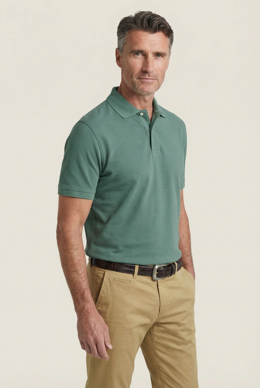 Polo Korte mouw | Donker Groen