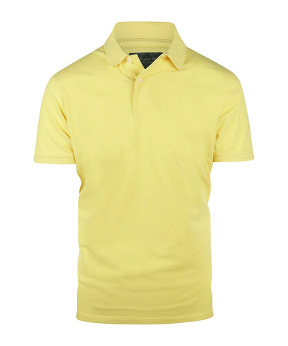 Kurzärmeliges Piqué-Poloshirt | Gelb