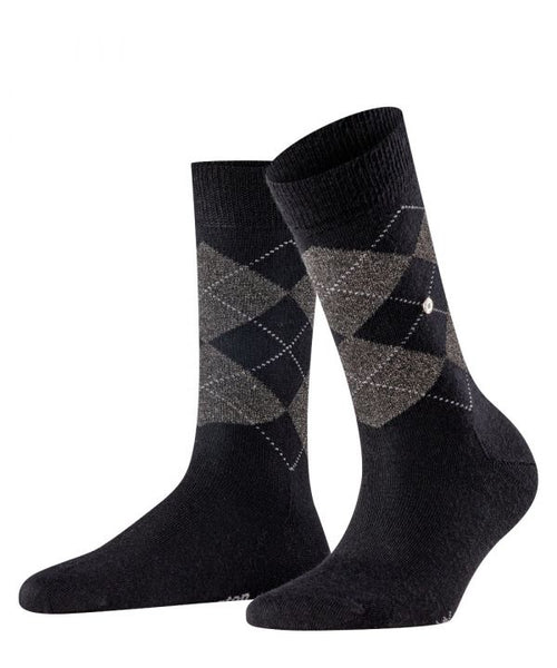 Marylebone Lurex sokken | Zwart
