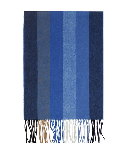 Sjaal Wol/Cashmere 30X190 | Blauw
