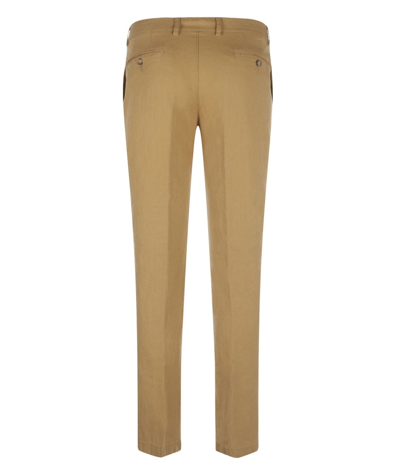 Linnen Katoen Chino Derby  | Camel