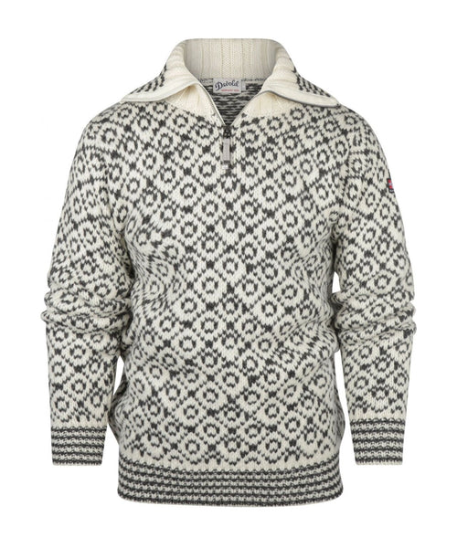 Trui Svalbard hoge rits | Wit