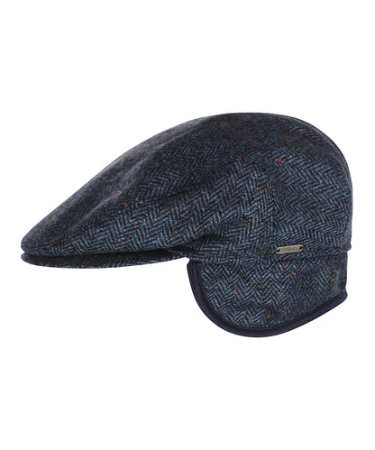 Tweed Cap | Navy/Blauw herringbone