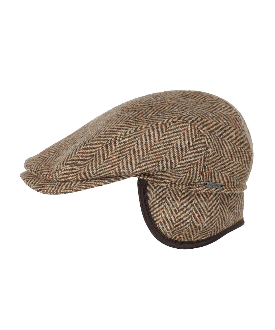 Tweed Cap with Earflaps | Brown