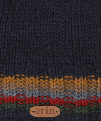 Muts Wol Fleece Lining | Navy Multi