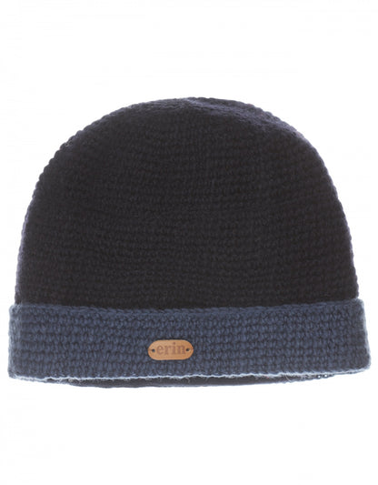 Muts Wol Fleece Lining | Navy Blauw