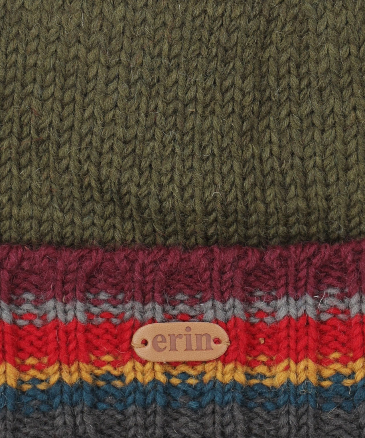 Hat Wool Fleece Lining | Green