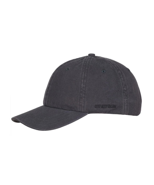 Stetson Baseballkappe aus Baumwolle | Anthrazitgrau