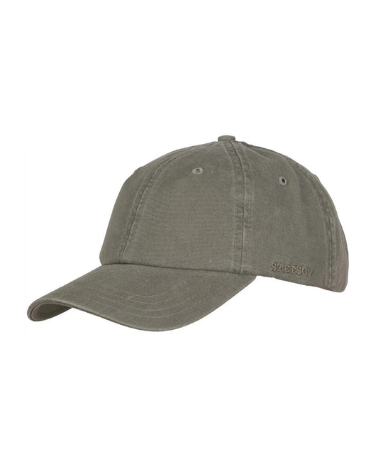 Stetson Baseballkappe aus Baumwolle | Olivgrün