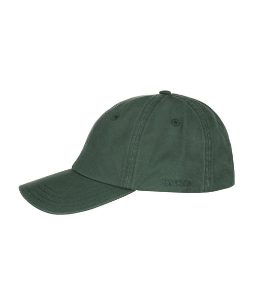 Stetson Baseball Cap Cotton | Groen