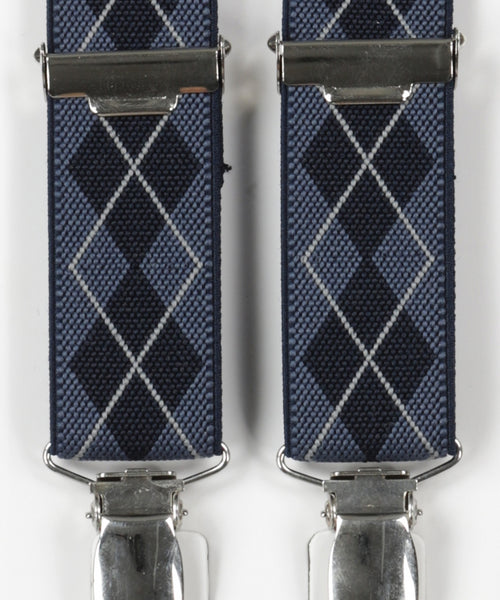 Smalle Bretels met clips | Blauw