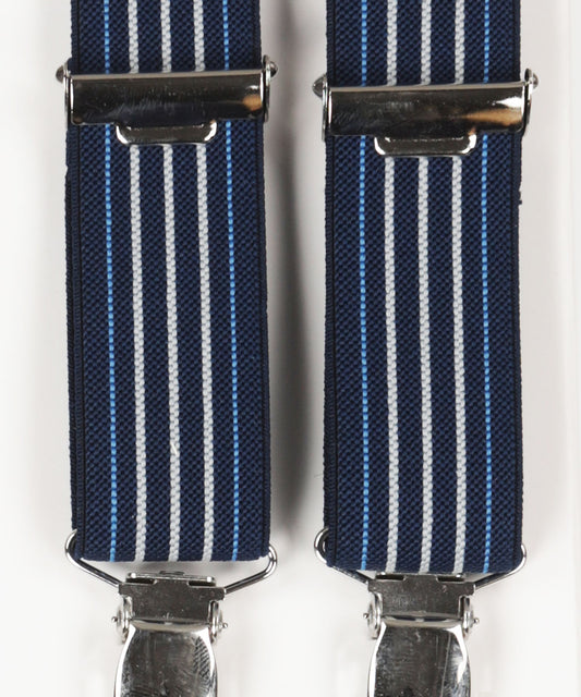 Bretels smal | Navy Wit Streep