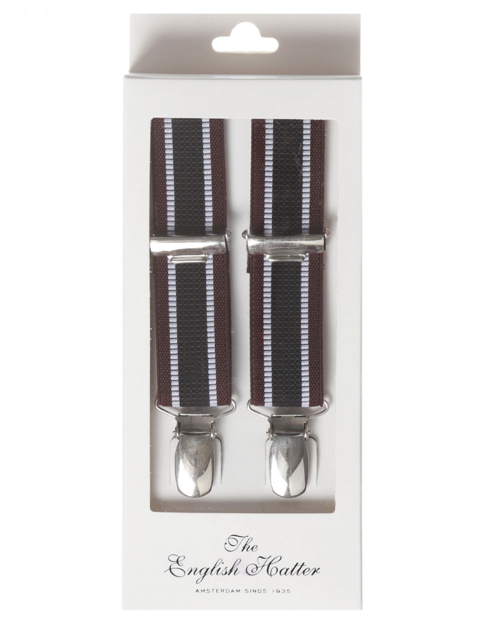 Narrow Braces with Clips | Blue