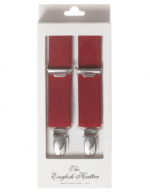 Smalle Bretels met clips | Bordeaux Rood