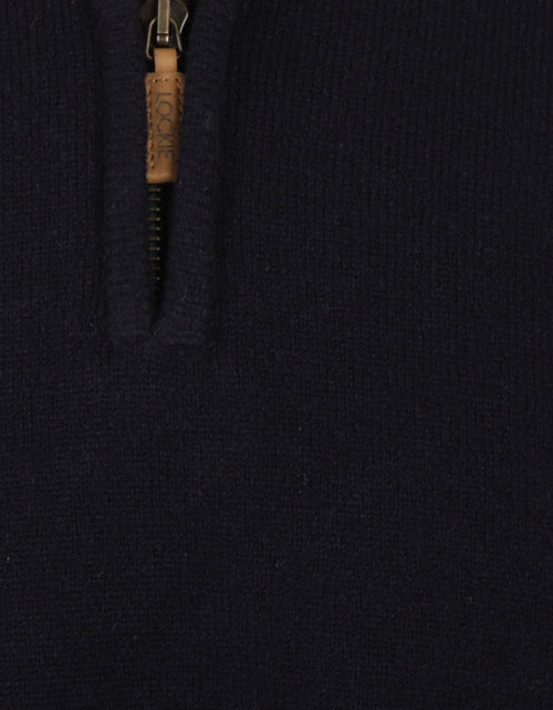 Pullover rits | Navy Blauw