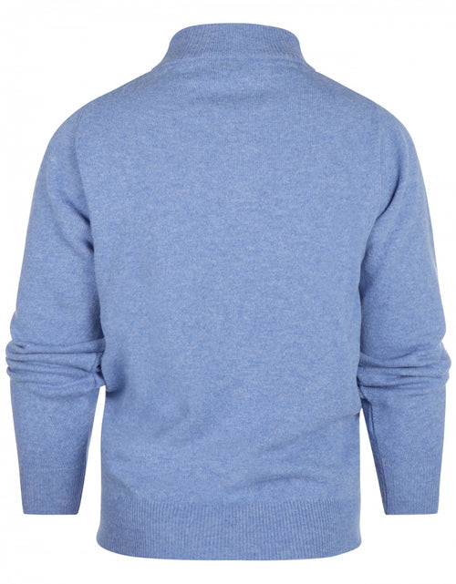 Pullover rits | Blauw