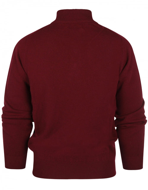 Pullover rits | Bordeaux Rood