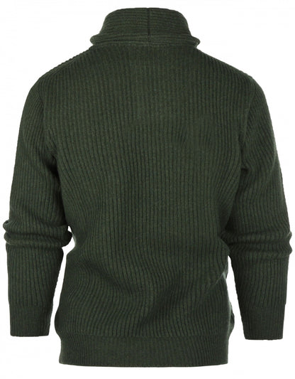 William Lockie Pullover Shawl Collar | Rosemary