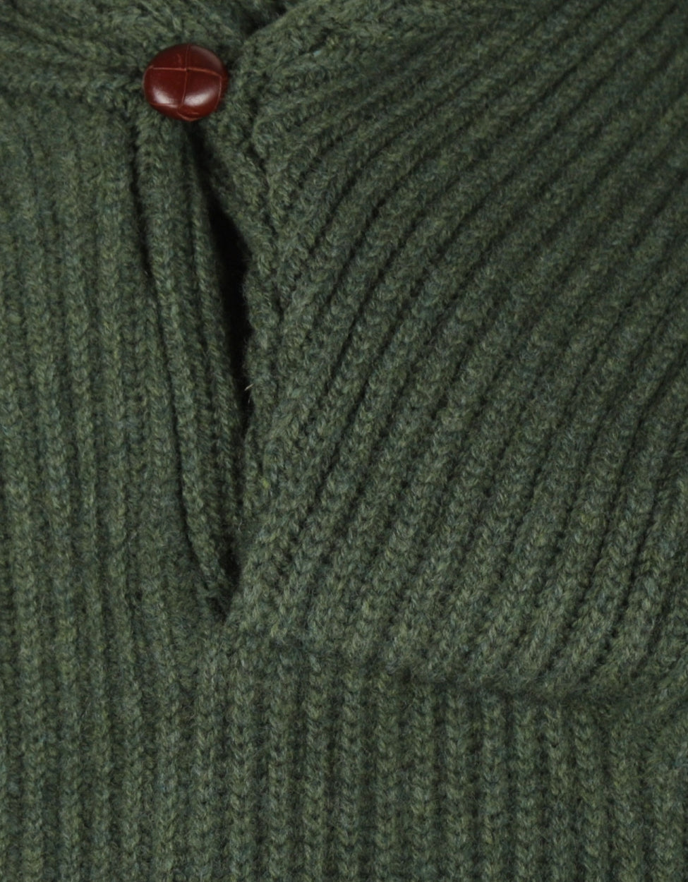 William Lockie Pullover Shawl Collar | Rosemary
