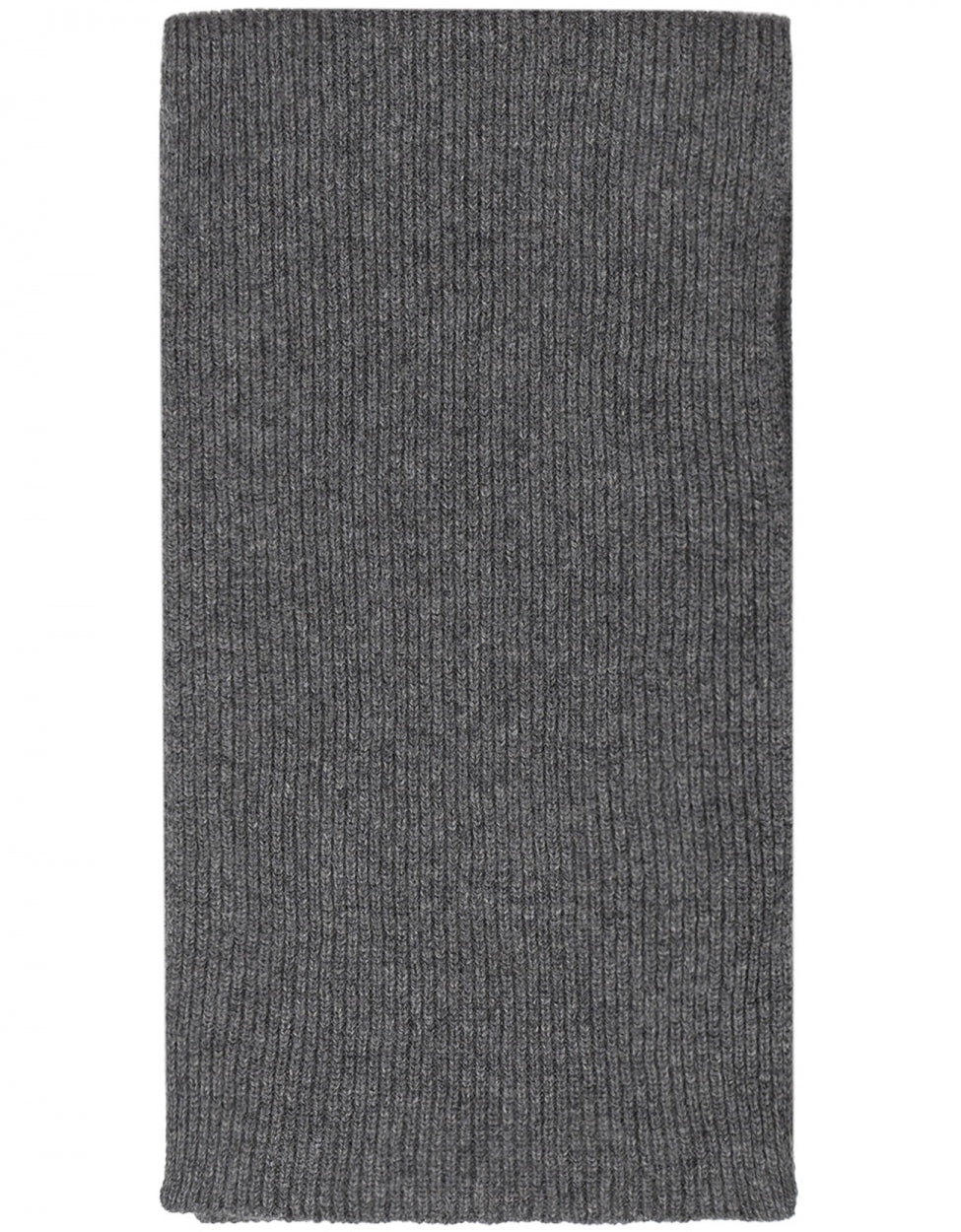 Cashmere Rib Sjaal | Donker Grijs