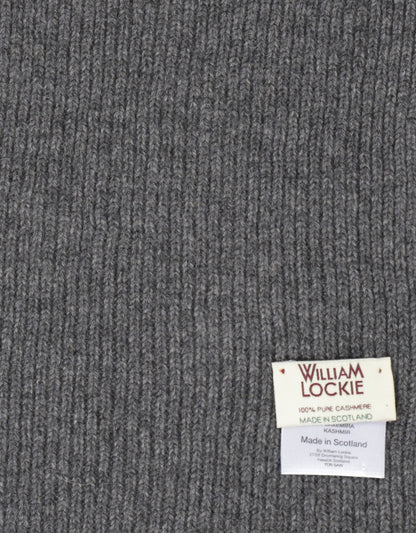 Cashmere Rib Sjaal | Donker Grijs