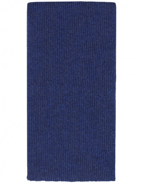 WL Cashmere Rib Sjaal | Blauw