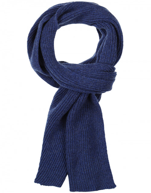 WL Cashmere Rib Sjaal | Blauw