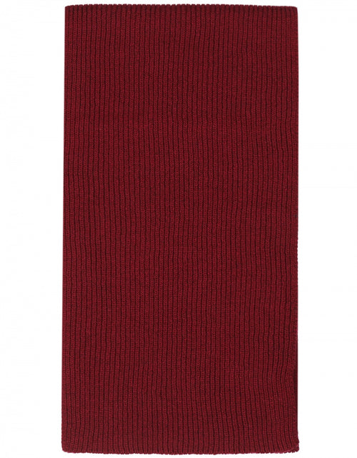 WL Cashmere Rib Sjaal | Rood