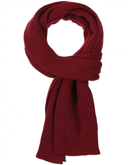 WL Cashmere Rib Sjaal | Rood