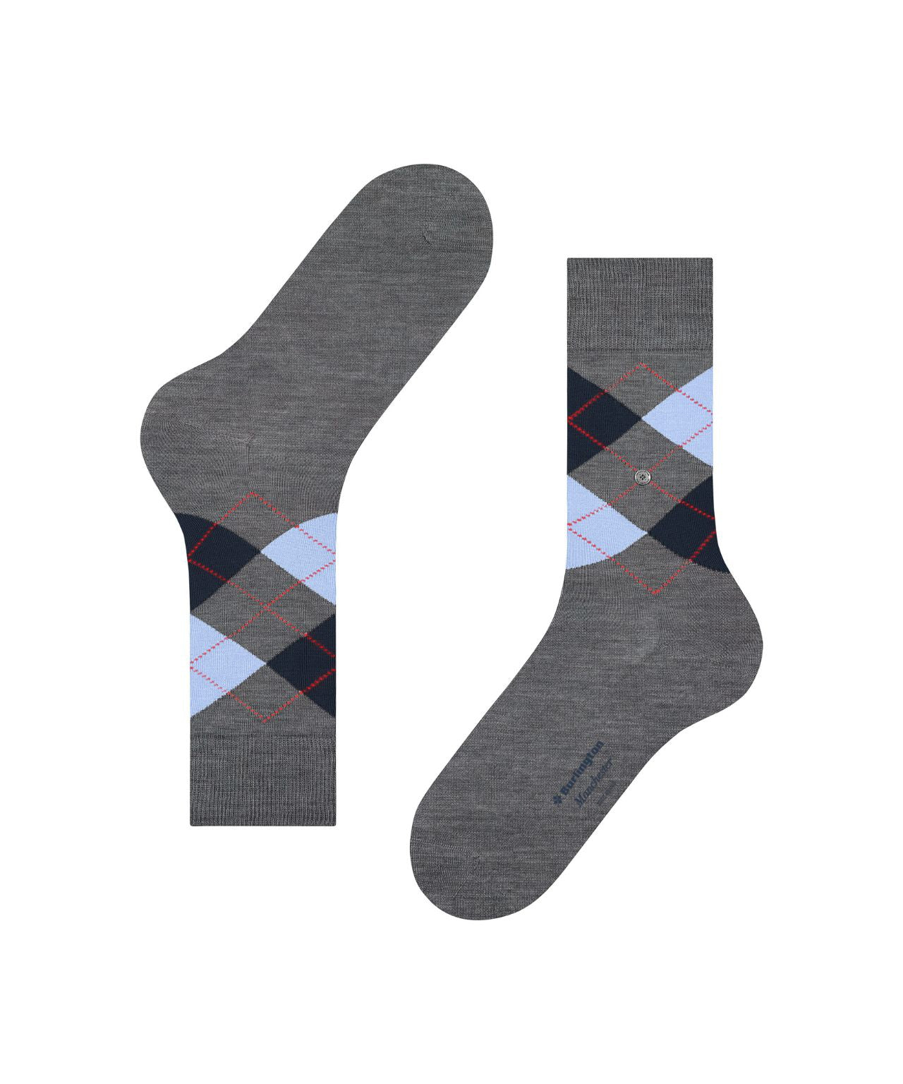 Manchester Herrensocken | Grau
