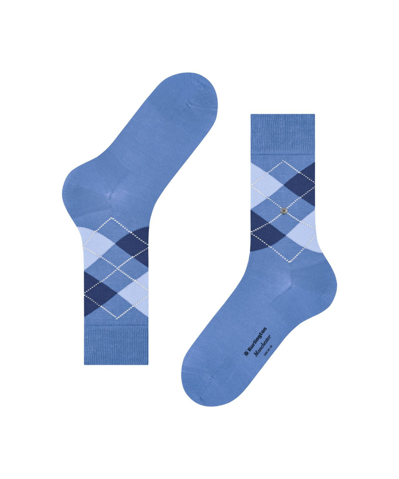Sok Manchester Kort | Blue diamond check