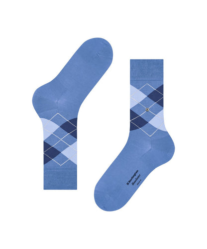 Sok Manchester Kort | Blue diamond check