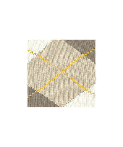Sok Manchester Kort | Sand/Beige diamond check