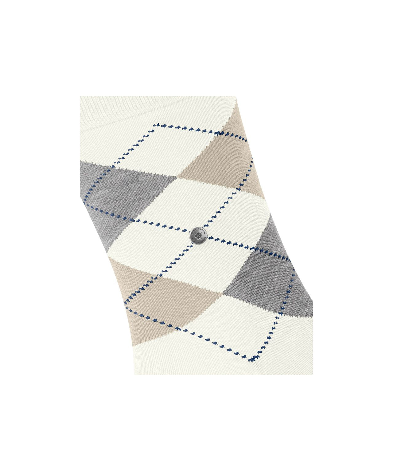 Sok Manchester Kort | Beige/Brown/Grey diamond check