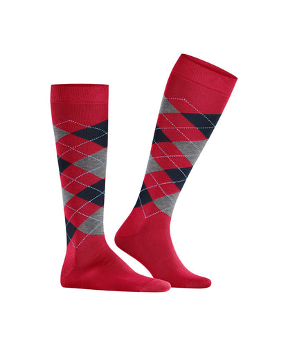 Sok Manchester Lang | Red/Grey diamond check