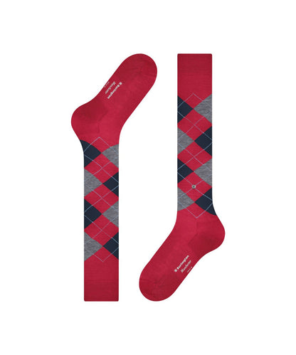 Sok Manchester Lang | Red/Grey diamond check