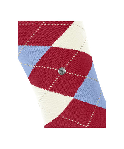Sok Manchester Lang | Red Light Blue Beige Daimond Check