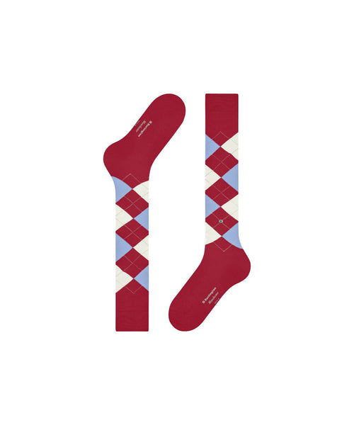 Manchester heren kniekousen | Rood