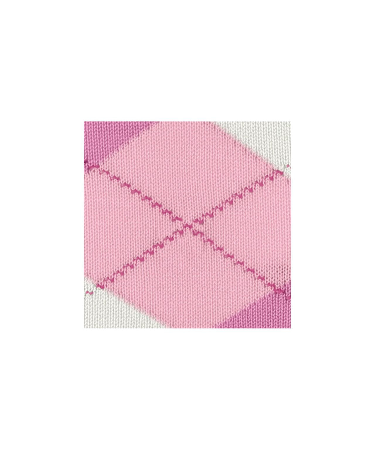 Covent Garden Sok | Pink/White diamond check
