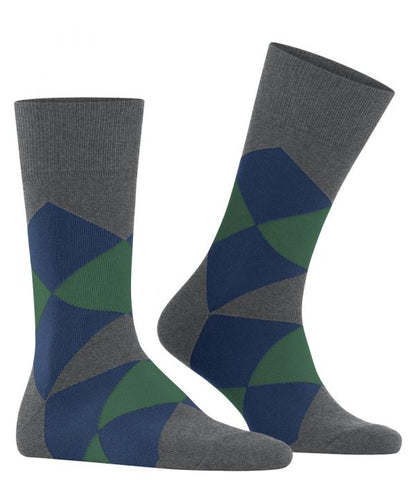 Sok Clyde | Grey/Blue/Green check