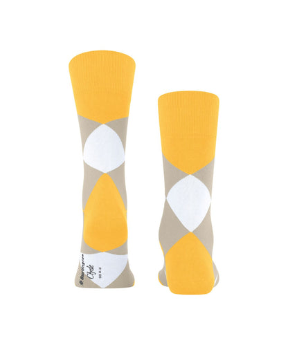 Sok Clyde | Yellow/Beige check
