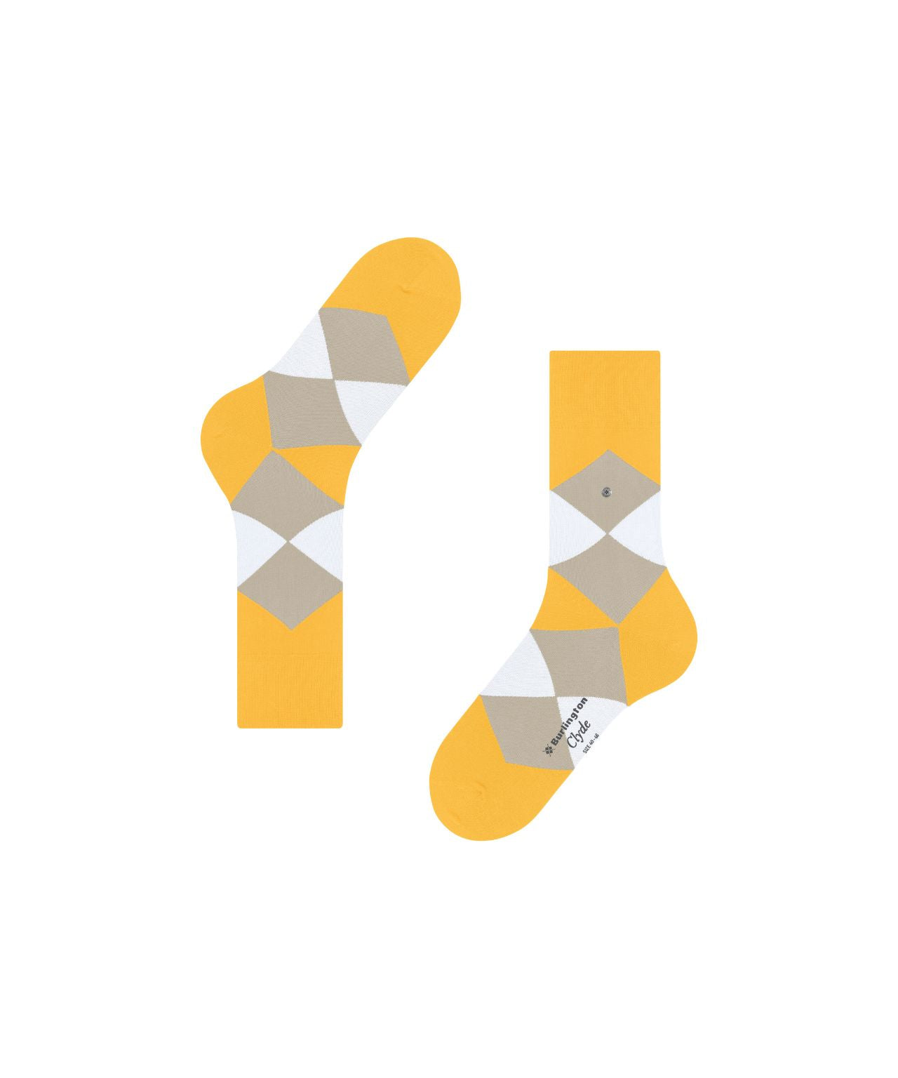 Sok Clyde | Yellow/Beige check