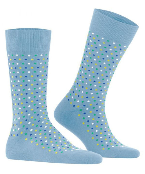 Stippen heren sokken | Blauw
