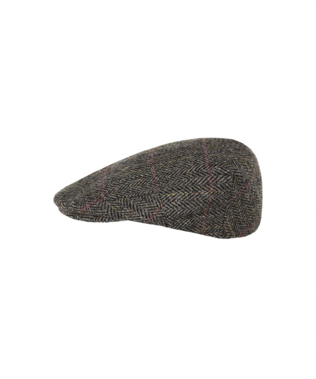 Klassieke Cap | Donker Beige Grijs Herringbone